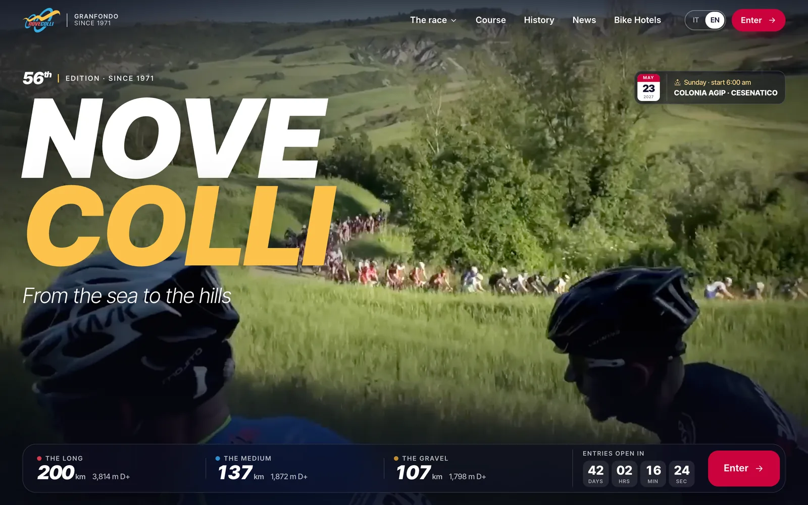 Nove Colli — live site